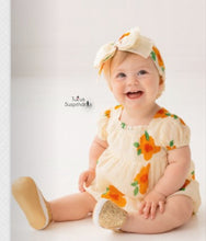 Load image into Gallery viewer, Pleated Petals Romper 6601YW
