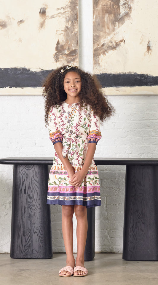 Satiny Coral Dress 1708