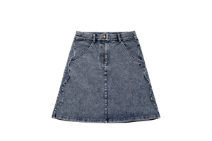 Denim Seam Detail Skirt AL2782