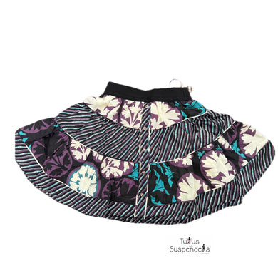 Custom Tiered Skirt w/ Buttons Ts 227
