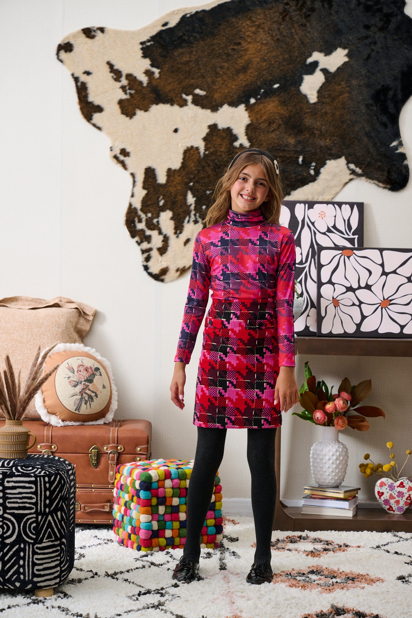 Houndstooth Top 2203