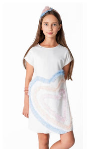 DS02143 Tulle Heart Dress
