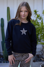 Load image into Gallery viewer, Leopard Star Sweatshirt KCC21