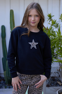 Leopard Star Sweatshirt KCC21