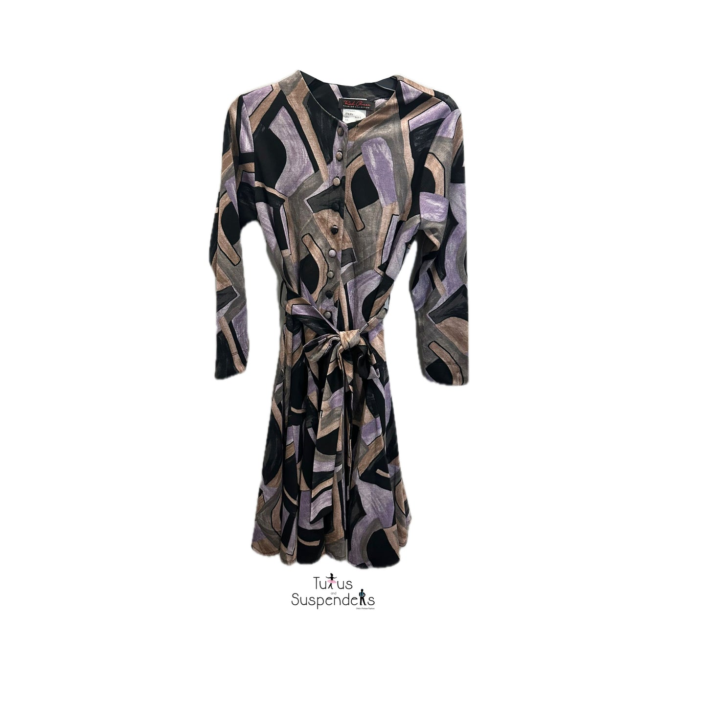 Belted Panel Dress J252-3608