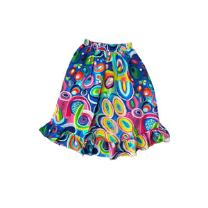 Liba Abstract Circles Skirt J251-996