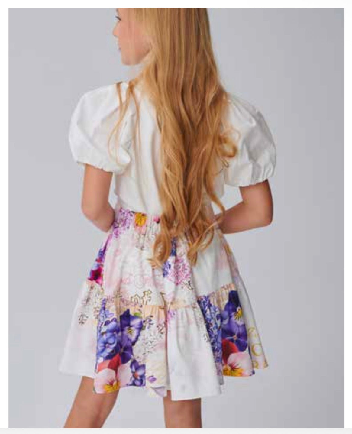 White Puff Sleeve Top BL03870