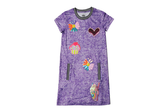 Purple Dress S26-907X