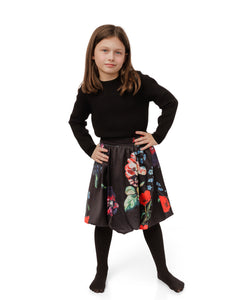 Flowers Bubble Skirt GW5016S-A