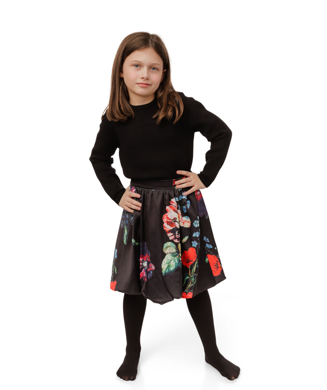 Flowers Bubble Skirt GW5016S-A
