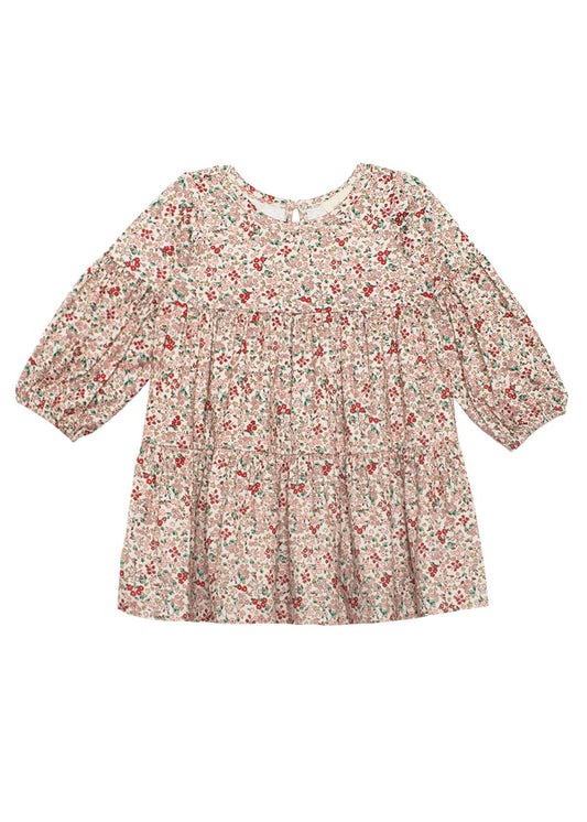 Sunset Picnic Print Knit Dress 6458MI