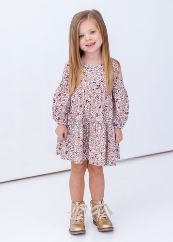 Sunset Picnic Print Knit Dress 6458MI