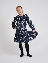 Load image into Gallery viewer, Navy Floral Skirt  GW23615-B