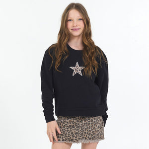 Leopard Star Sweatshirt KCC21