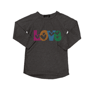 Bubble Love 3/4 Sleeve Tee