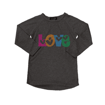 Bubble Love 3/4 Sleeve Tee