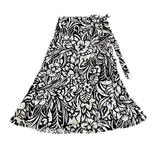 Yael Abstract Midi Wrap Skirt J261-6623