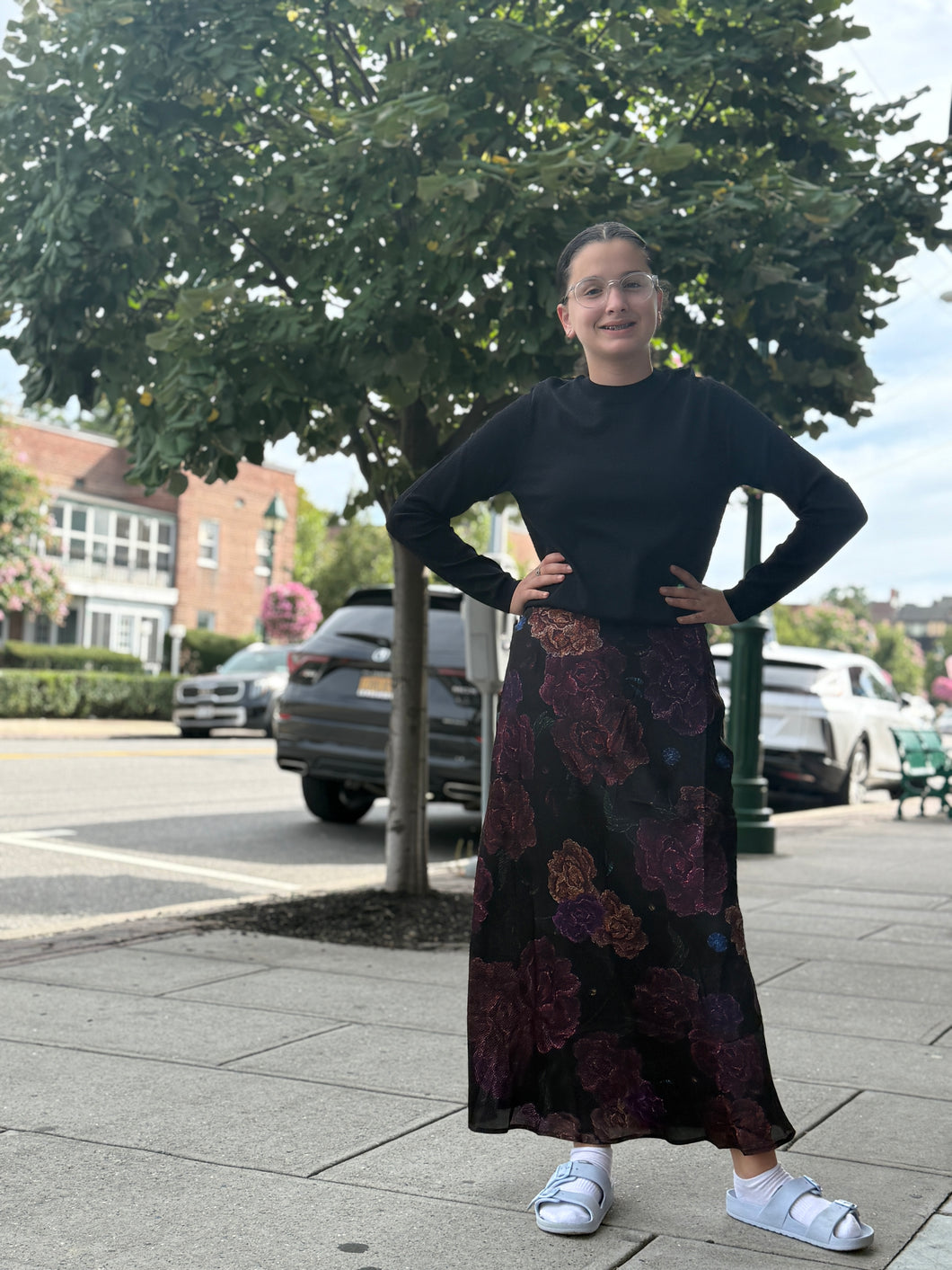 Custom Print Slip Skirt TS225