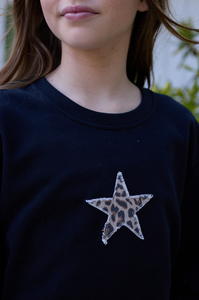 Leopard Star Sweatshirt KCC21