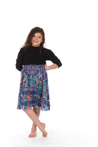 Multicolored Skirt D-1741