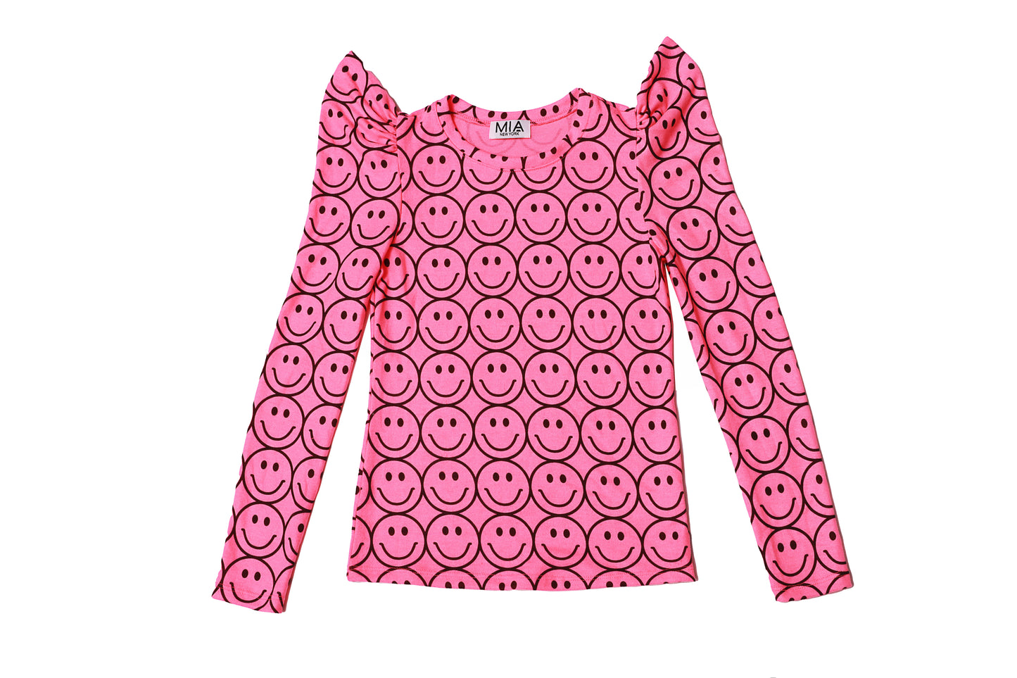Puff Sleeve Neon Top F24-198X