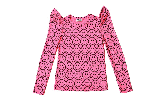 Puff Sleeve Neon Top F24-198X
