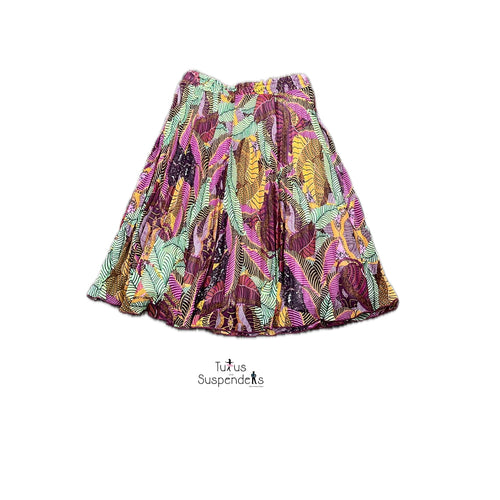 Purpley Pleated Skirt J241-6581