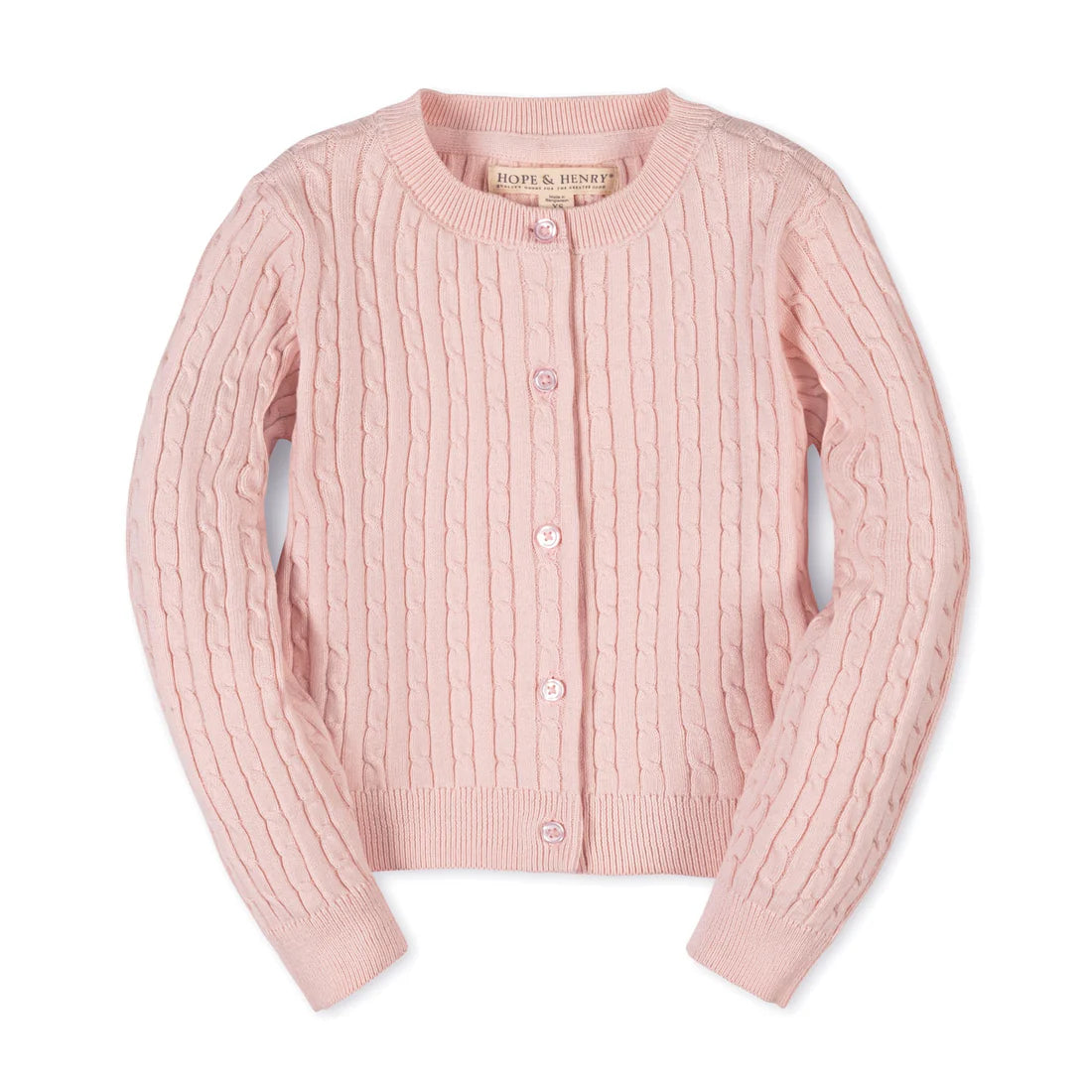 Pink Cable Knit Cardigan 26sg3219a