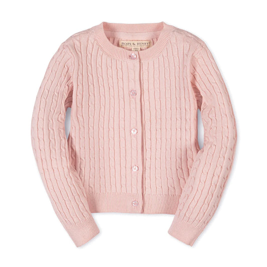 Pink Cable Knit Cardigan 26sg3219a