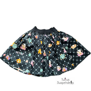 Amy Skirt Winter Treats Black