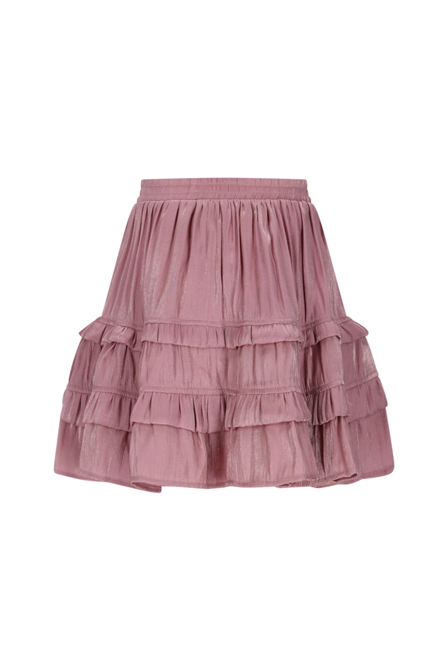 C508-5700 Silky Ruffle Skirt