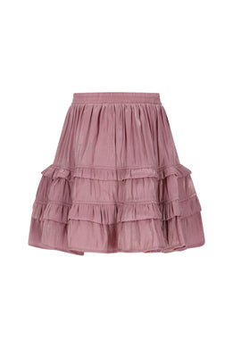 C508-5700 Silky Ruffle Skirt