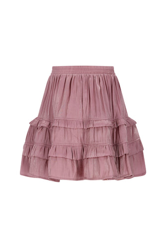 C508-5700 Silky Ruffle Skirt