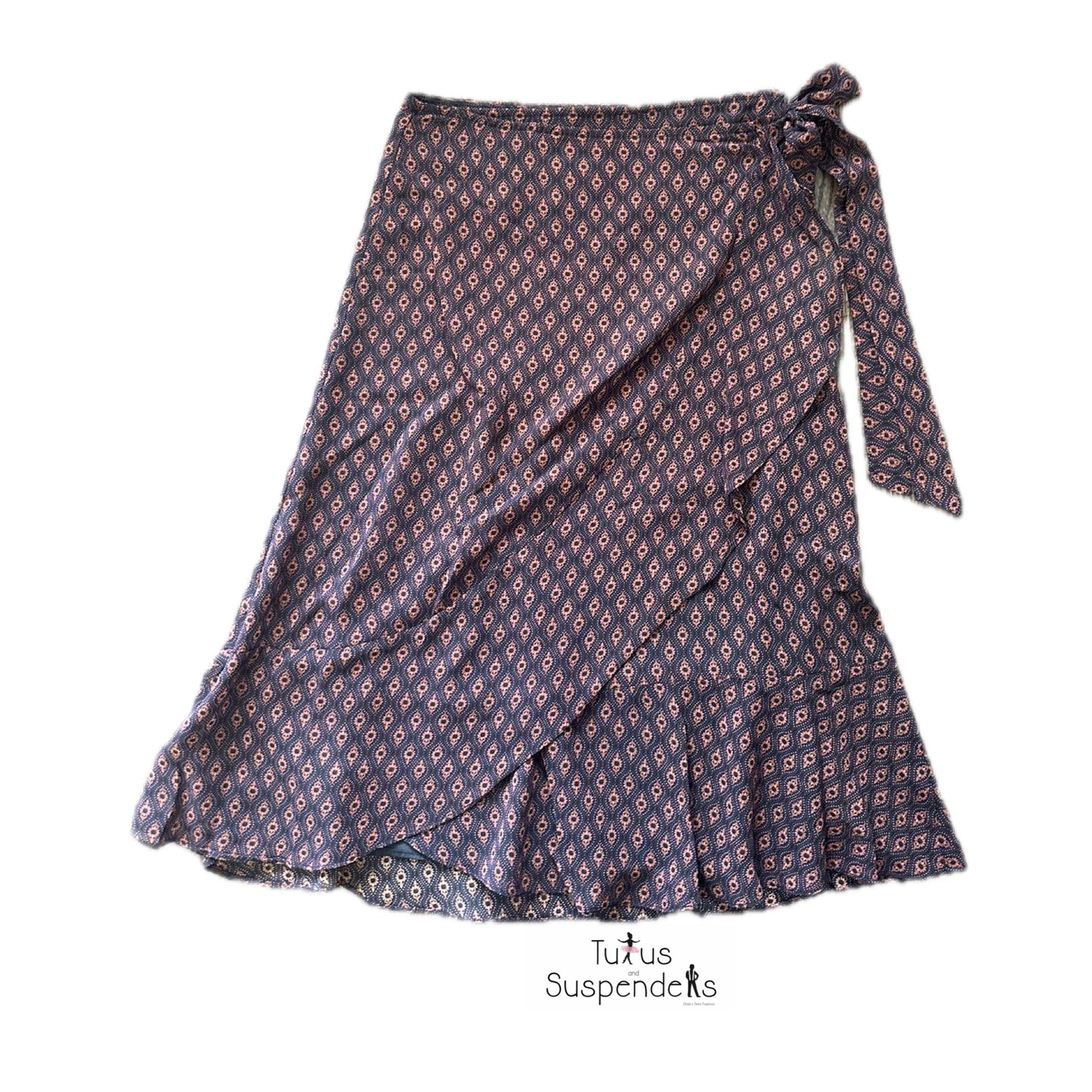 Yael Geometric Print Wrap Skirt J252-6623