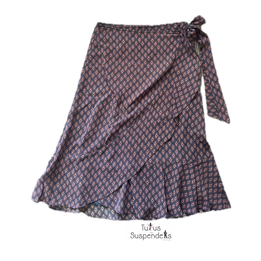 Yael Geometric Print Wrap Skirt J252-6623