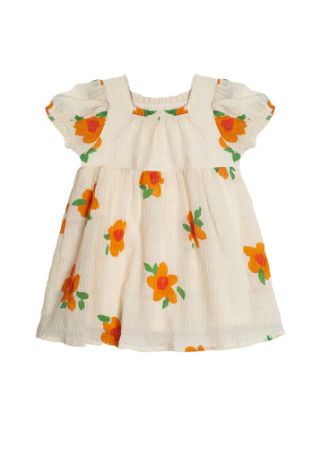 Pleated Petals Dress 6602YW