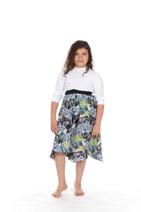 Pattern Mix Skirt D-1729