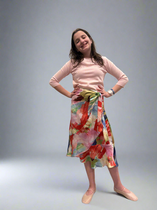 Yael Abstract Wrap Skirt J251-6623