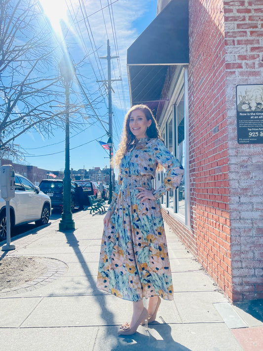 Printed Maxi Dress TS201