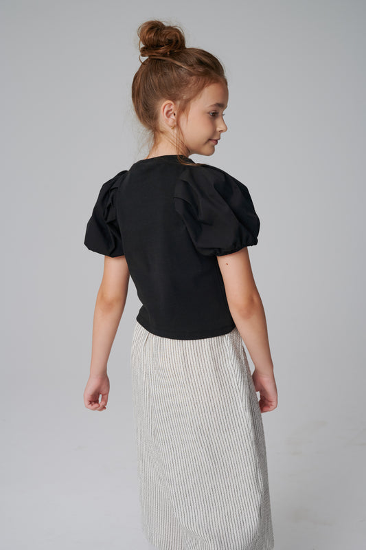 Black Blouse BLL0071