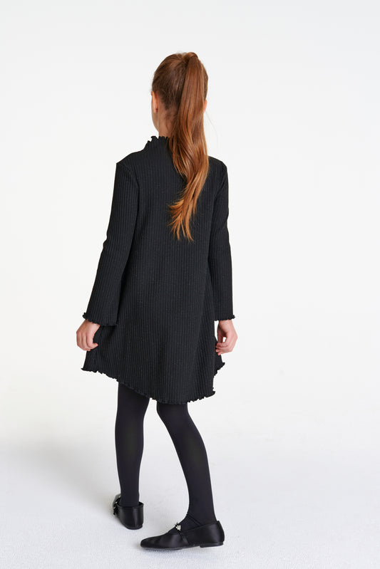 Ribbed Bow Dress DSL0476