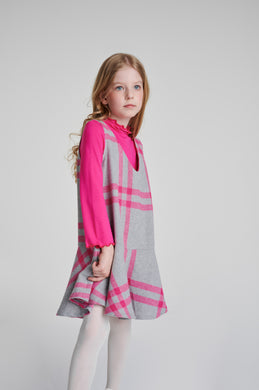 Pink Gray Jumper DSL0490