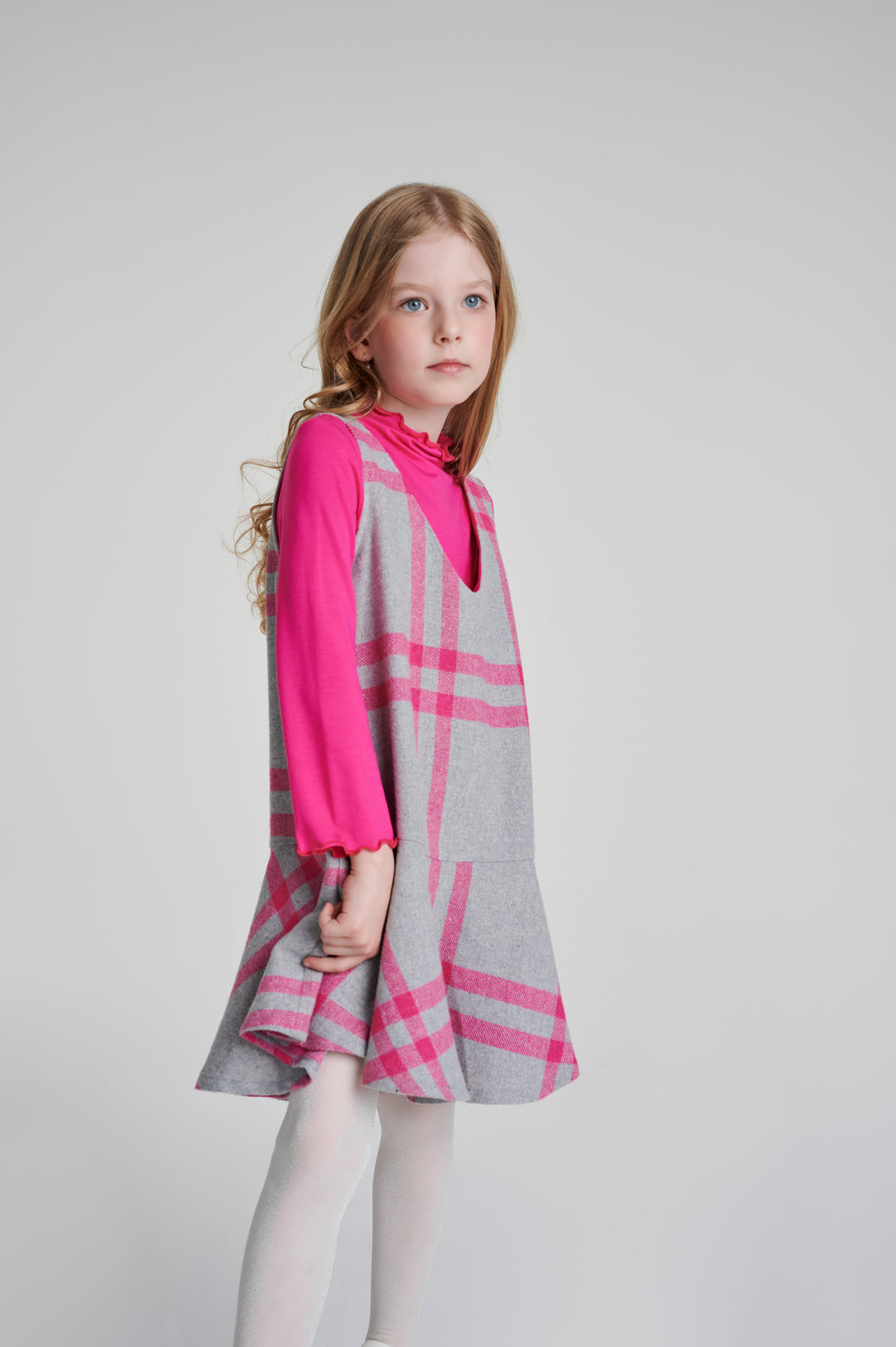 Pink Gray Jumper DSL0490