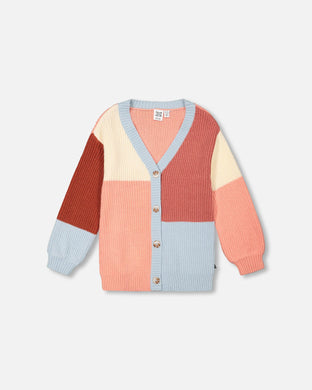 Colorblock Knit Cardigan F20KT32