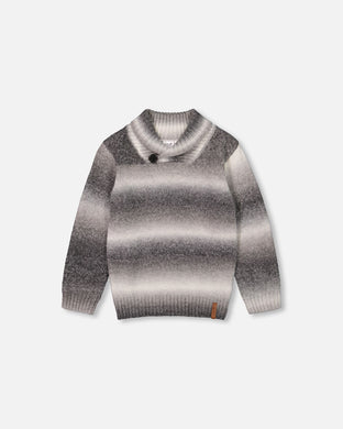 Gradient Shawl Collar Sweater F20UT76