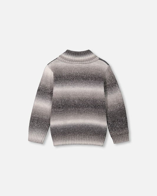 Gradient Shawl Collar Sweater F20UT76