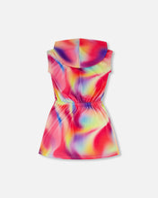 Load image into Gallery viewer, Terry Swirls Hooded Dress F30YG87b