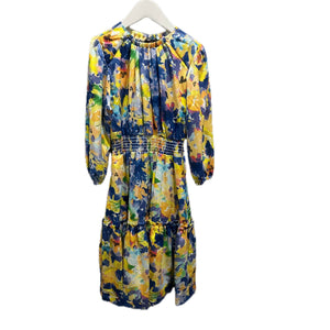 Printed Chiffon Dress j251-3583