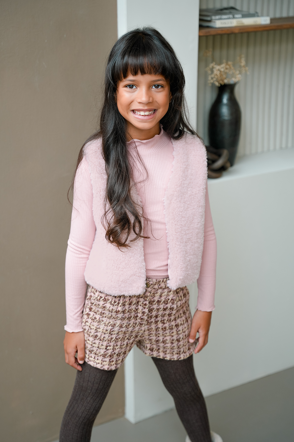 F508-5400 Ribbed Mockneck