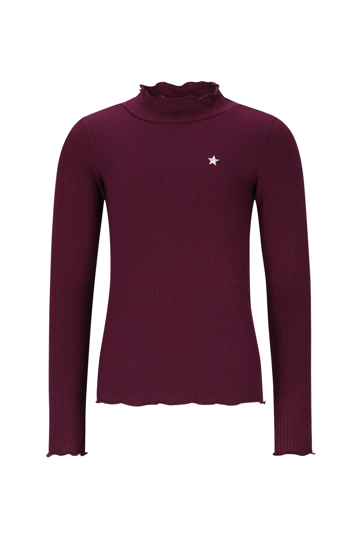 F508-5400 Ribbed Mockneck